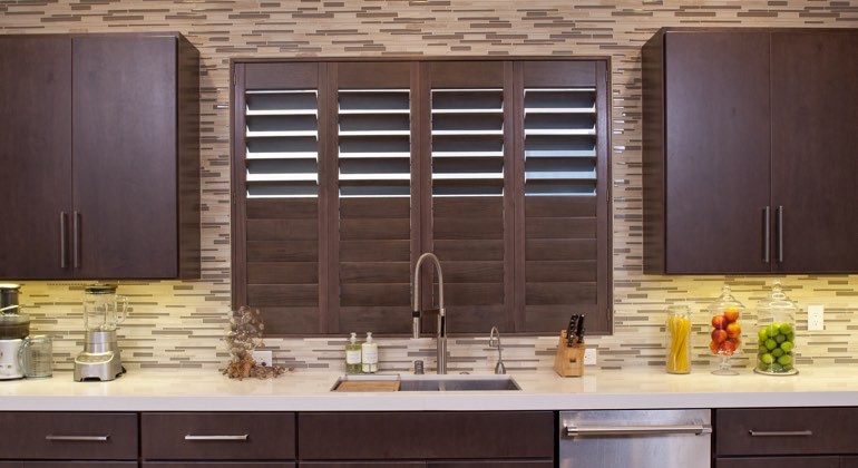 Austin cafe kitchen shutters